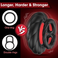 Dual-Ring Vibrating Cock Ring For Superior Control