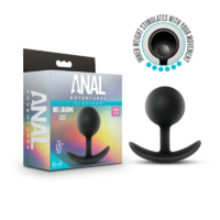 3" Silicone Vibra Butt Plug