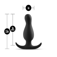 2.5" Platinum Curve Butt Plug