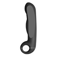 5" Noir Ovid eStim Dildo