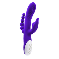 Evolved Lick Me Purple 24.8 cm USB Rechargeable Triple Stim Vibrator