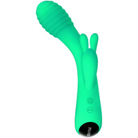 8" Aqua Bunny  Rabbit Vibrator