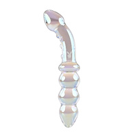 Playboy Pleasure Jewels Double  Glass 17.1cm Double Ended Dildo