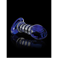 3.9'' Twisted Glass Butt Plug