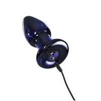 Glass Vibrating Butt Plug 85