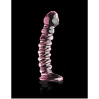6.5" Curved Glass Dildo