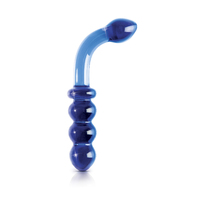 7" Glass Anal Beads
