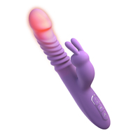 5" Thrusting Silicone Rabbit Vibrator