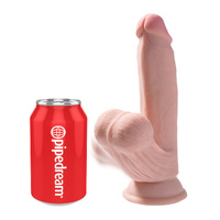 7" 3D Cock + Swinging Balls