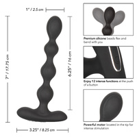 Slender Vibrating Anal Beads