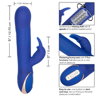 5" Rotating Beads Rabbit Vibrator