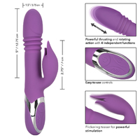 5" Kisser Thrusting Rabbit Vibrator
