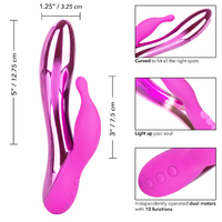 5" Radiance Light Up Rabbit Vibrator