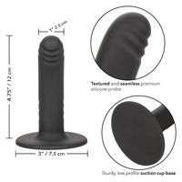 4.75" Ridged Strap On Probe