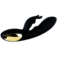 8" Midnight Rabbit Vibrator