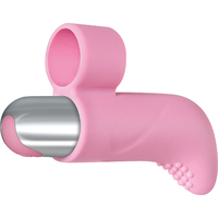 Silicone Pink Finger Vibrator