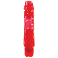 5" Easy O Red Rocket Jelly Vibrator