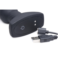 4.5" Slim Curved Rimming Butt Plug