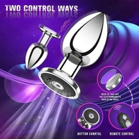 Metal Remote Vibrating Plug