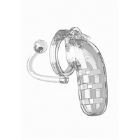5.5" Chastity Cage + Plug