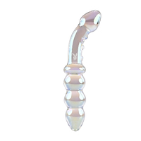 Playboy Pleasure Jewels Double  Glass 17.1cm Double Ended Dildo