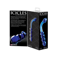 7" Glass Anal Beads