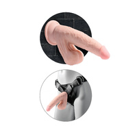 7" 3D Cock + Swinging Balls