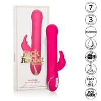 5.5" Beaded Rabbit Vibrator