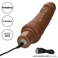 6" Curved Vibrating Cock