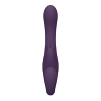 4" Satu Vibrating Strapless Strap On