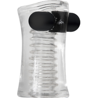 Pop Clear Mini Vibrating Stroker