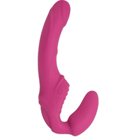 5" Vibrating Strapless Strap-On