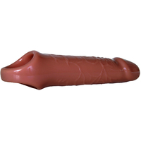 9" Realistic Penis Sleeve + Strap