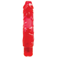 5" Easy O Red Rocket Jelly Vibrator