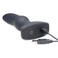 4.5" Slim Curved Rimming Butt Plug