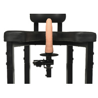 Master Series Enforcer Chair with Sex Machine Deluxe Restraint Chair with Mains Powered Sex Machine