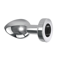 4" Vibrating Metal Butt Plug