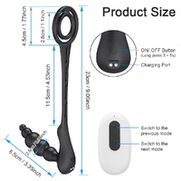 Remote Vibrating Prostate Plug