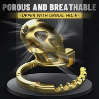 Metal Chastity Cage With Plug