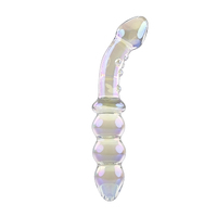 Playboy Pleasure Jewels Double  Glass 17.1cm Double Ended Dildo