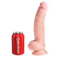 8" Realistic 3D Cock + Balls