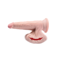 7" 3D Cock + Swinging Balls