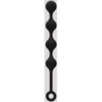 9.5" QUATTRO Vibrating Anal Beads