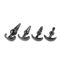 Selopa INTRO TO PLUGS Black Butt Plugs - Set of 4