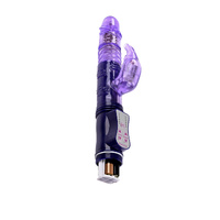 Selopa BUNNY THRUSTER Purple 24.8 cm Thrusting Rabbit Vibrator