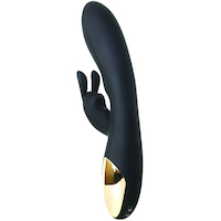 8" Midnight Rabbit Vibrator