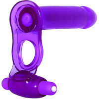 5.5" DP Fantasy Vibrating Cock Ring 