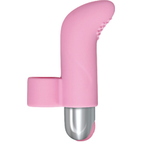 Silicone Pink Finger Vibrator