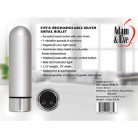 2" Silver Metal Bullet Vibrator