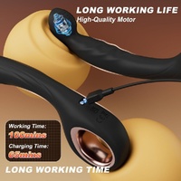Curved Anal Plug Vibrator With Digital Display